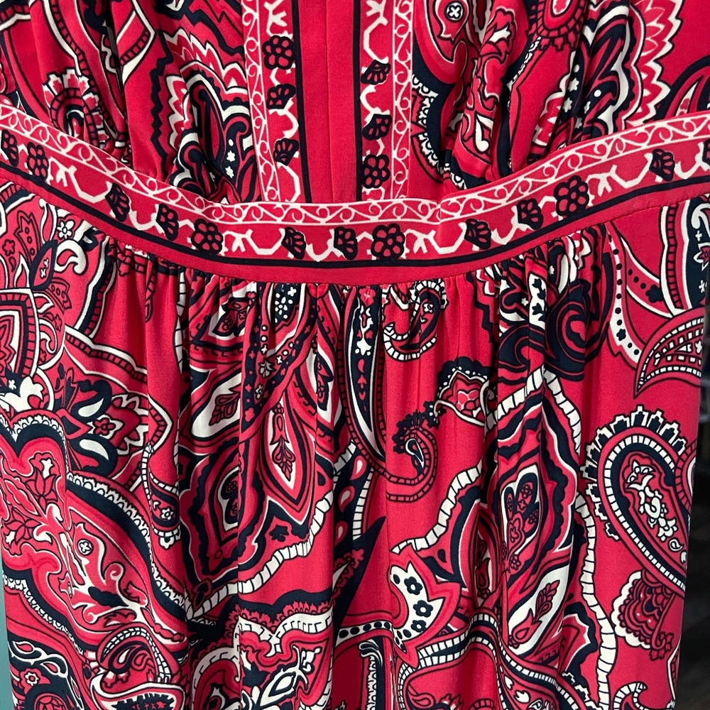 INC International Concepts Pink Paisley Dress - Picture 5 of 6